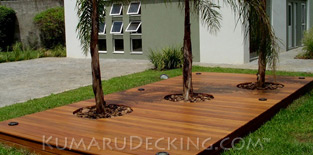 Do you want to create an ALL-NATURAL retreat? Well, Kumaru Decking is 100% natural and free of any chemicals.
