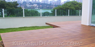 Do you have a waterfront property? Why not go with Kumaru Decking for a long lasting deck surface even when installed near the water front.