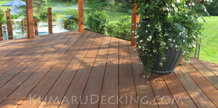 Avoid chemicals and preservatives! Choose an all natural decking material such as Kumaru.